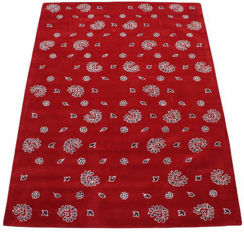Rot teppich 170x240 100 - 170x240, cm