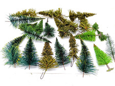 20 Bäume / Nadelbäume div.Hersteller  HO  1:87  Modelleisenbahn