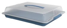 ROTHO John Partybutler Kuchenbehälter Kuchenhaube Polypropylen Blau 47 x 39