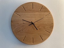 Wanduhr holz eiche - wanduhr,