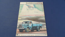 originale DDR Zeitschrift KFT Kraftfahrzeugtechnik 11/1963 IFA S4000 MZ GS
