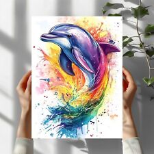  Regenbogen Delfin Premium