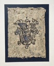Original Linolschnitt Druck