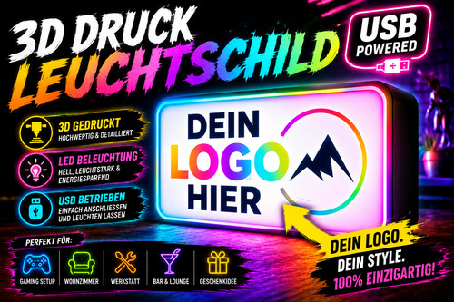Individuelles druck led - individuelles, 3d