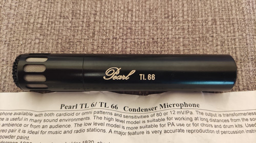 Pearl microphones - tl, –
