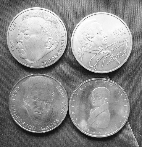 Brd silber 1974 77 - brd, dm