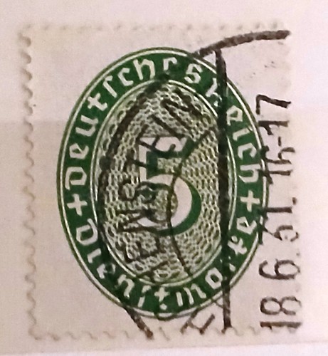 Dienstmarke deutsches reich - dienstmarke,