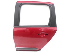 Citroen C3 Picasso Tür hinten links ohne Anbauteile mit Türscheibe Rot / EPYD