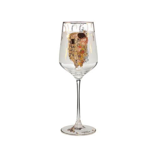Gustav klimt weinglas der kuss - weinglas,