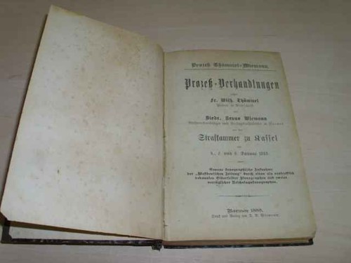 Prozess thümmel wiemann - thümmel,