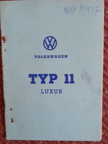 Käfer typ 11 luxus 30 - *,