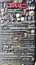 US Cars viele Embleme, Logos, Mustang, Dodge, Jeep u. andere. Nur Originale! RAR