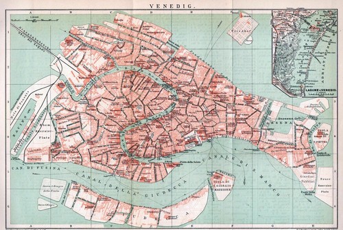 Stadtplan venedig maßstab 1 - venedig,,