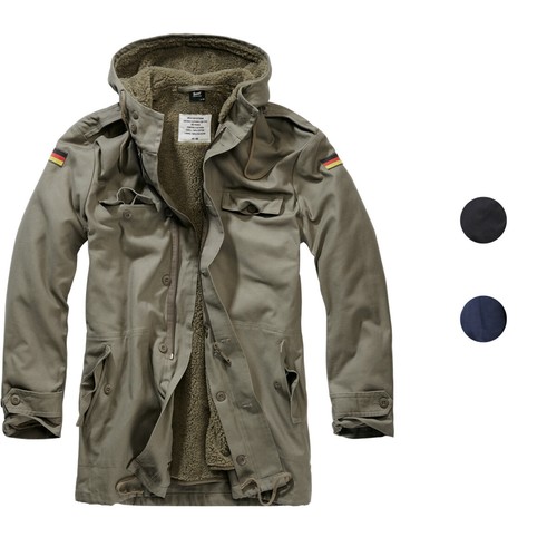Brandit parka flag - bw,