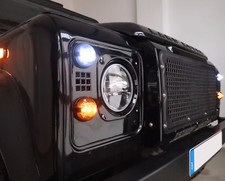 LED BLINKER SET SCHWARZ FÜR LAND ROVER DEFENDER TD4 TD5 VORNE 2 STK FRONTBLINKER