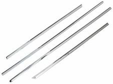 4x Zierleisten Türleisten Seitenleisten Chrom Streifen für VW Passat 3C B6 05-11