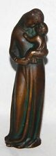 Bronzefigur, Madonna, Mutter Gottes, Maria mit Jesus, Bronze, Figur, Kirche