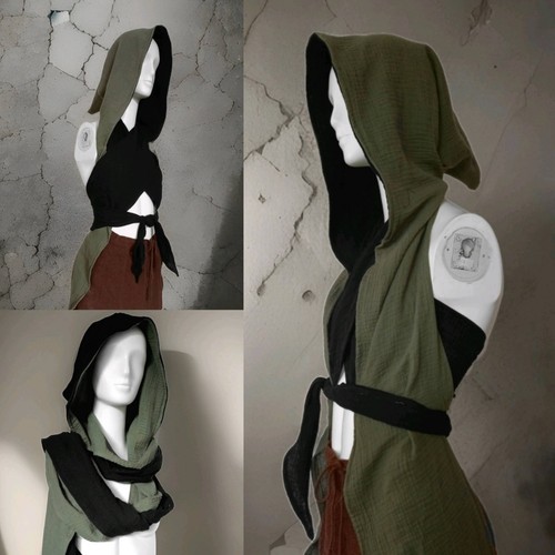 Kapuzenschal hooded scarf - kapuzenschal,
