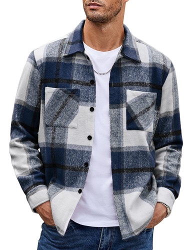 Herren flanellhemd kariert - herren,