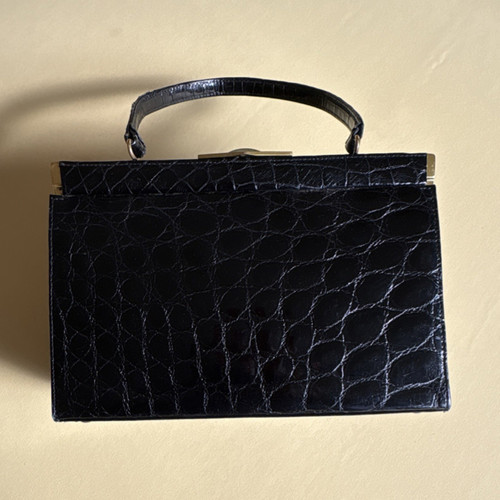 Vintage damen henkeltasche - vintage,