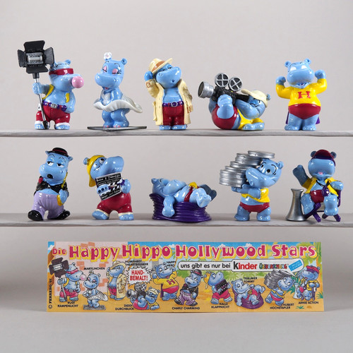 Komplettsatz die happy - happy, hippo