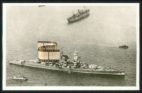 Foto panzerschiff admiral - ak,