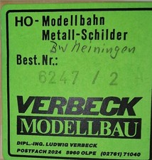 Verbeck dampflok - h0,