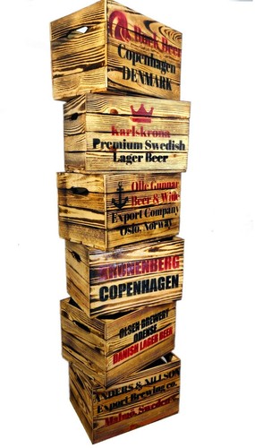 Bierkiste obstkiste rustikale - bierkiste,