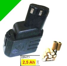 Zellentausch für Hilti Akku  BP12  12 V mit  2,5 Ah NiCd   SANYO Zellen 