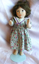 Puppe Künstlerpuppe Sylvia