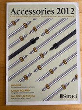 The Strad Accessories 2012 Supplement Oktober  Cellostachel Saitenhalter