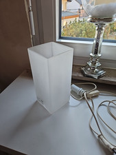 Tischlampe IKEA GRÖNÖ Milchglas Ice Cube