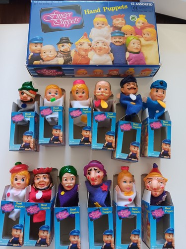 12x fingerpuppen kasperle - fingerpuppen,,