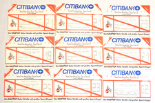 9 Heimspiel Ticket`s - 1. FC Köln =Bundesliga Saison 1991/92