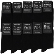 Occulto Damen Schwarze Socken