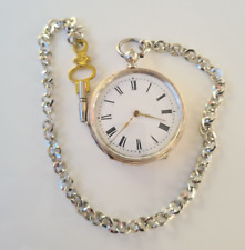 Antike Cylindre Huit Schlüsseltaschenuhr - Pocket Watch Taschenuhr 2-11