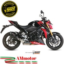 Auspuff Motorrad Mivv Suzuki Gsx-S 1000 / F 2015 Endtopf Suono Schwarz Genehmigt