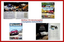 Amilcar CS Literaturpaket - 2