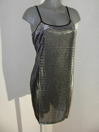 Sexy silbernes kleid - kleid, mit