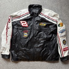Dale Earnhardt Jr Budweiser Nascar Herren XL Lederjacke Nextel Cup Serie