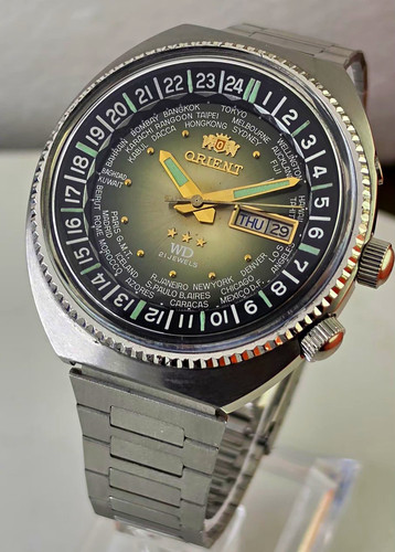 Vintage orient world time - world,