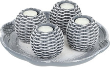 Kerzen Deko, Set mit