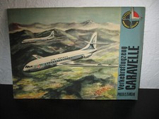Seltener DDR Kranich Bastelbogen “ CARAVELLE “ von 1965