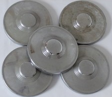 Wartburg W 353 / W 312  Orig. Chrom Rad Kappen Radkappen 5 Stück / 5 Pcs IFA DDR