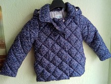 OKAIDI Kinder Mädchen Steppjacke Blau mit Kapuze Gr. 104 / 4  Jahre , fast NEU.