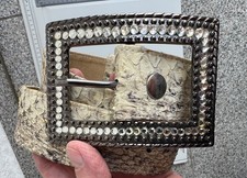 Vintage Gürtel Schlangenleder