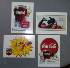 4 Coca-Cola Coke USA Postkarte (A)
