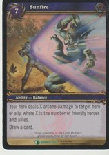 WoW World of Warcraft Onyxia Karte 7 von 33 Foil Sunfire