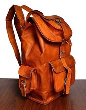 Leder Rucksack Backpack Vintage Tasche Reise Herren Echt Schultertasche Reise...