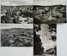 4 x STUTTGART Postkarten Lot